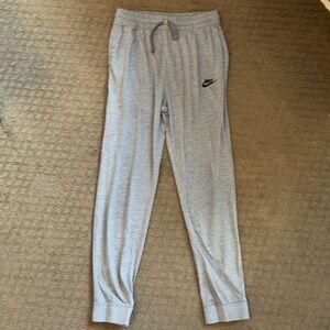 Boys Nike XL lightweight grey joggers. Great condition.